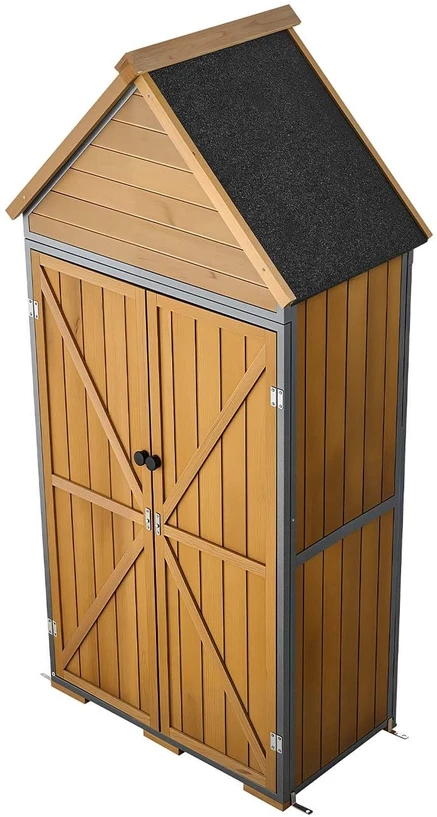 Lauko sandėliukas VEVOR SC-04, 112 x 170 cm