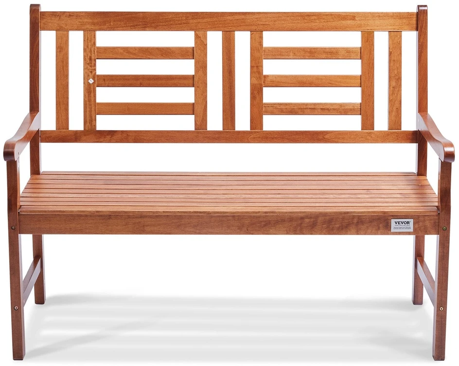 VEVOR Medinis lauko suoliukas 122 cm