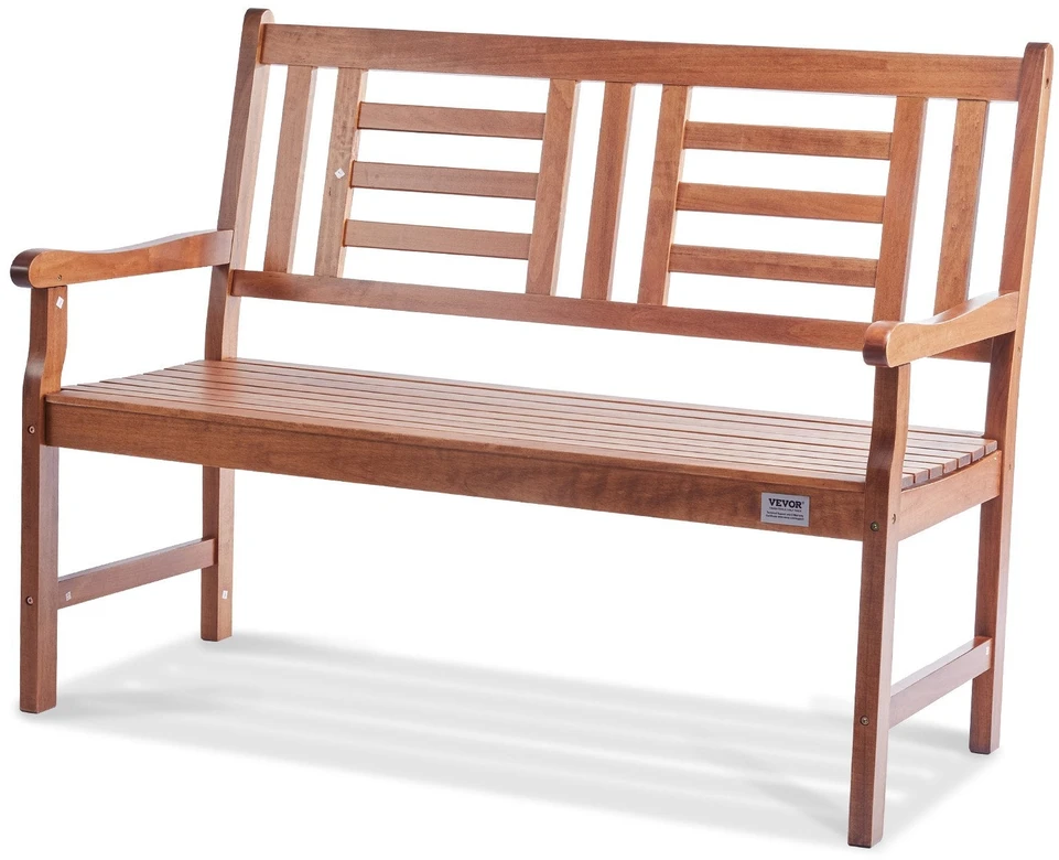 VEVOR Medinis lauko suoliukas 122 cm