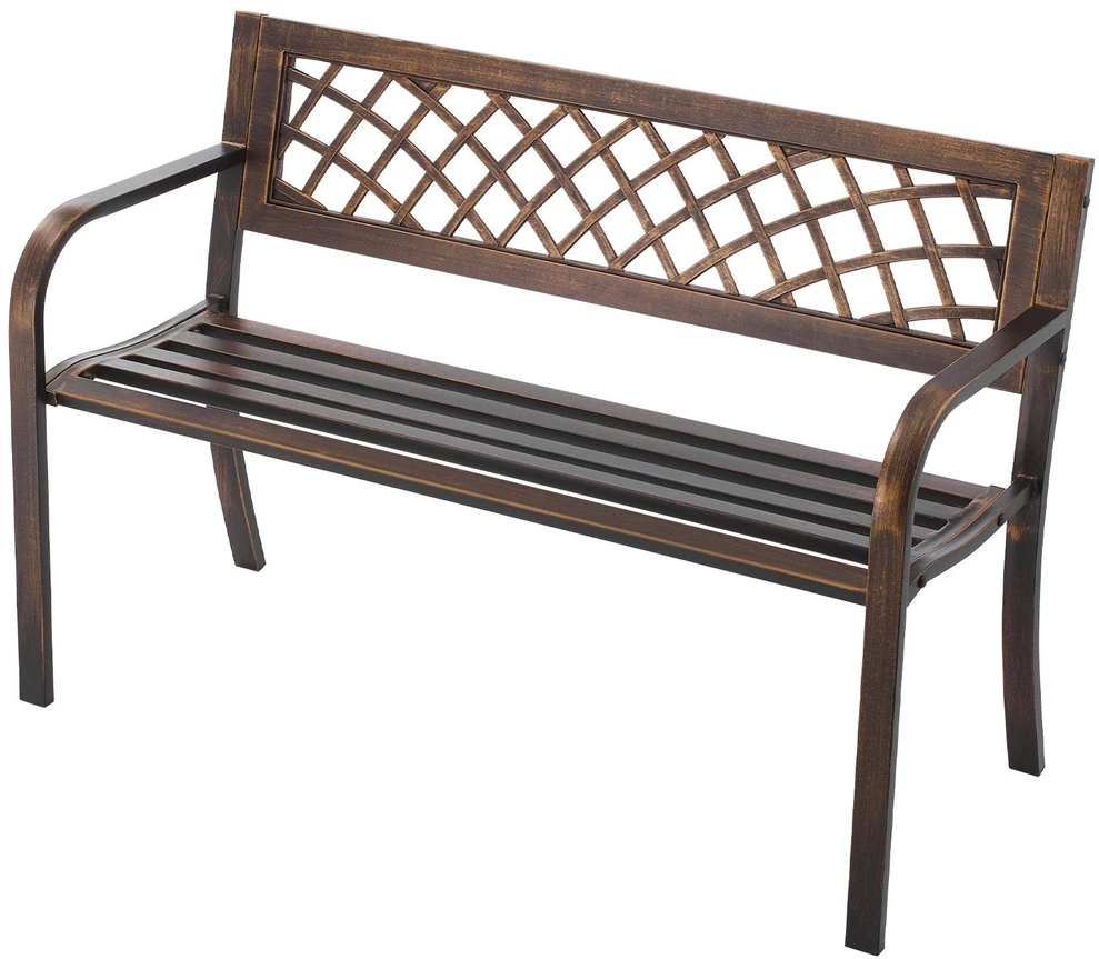 VEVOR lauko suoliukas 116 cm metalinis rėmas