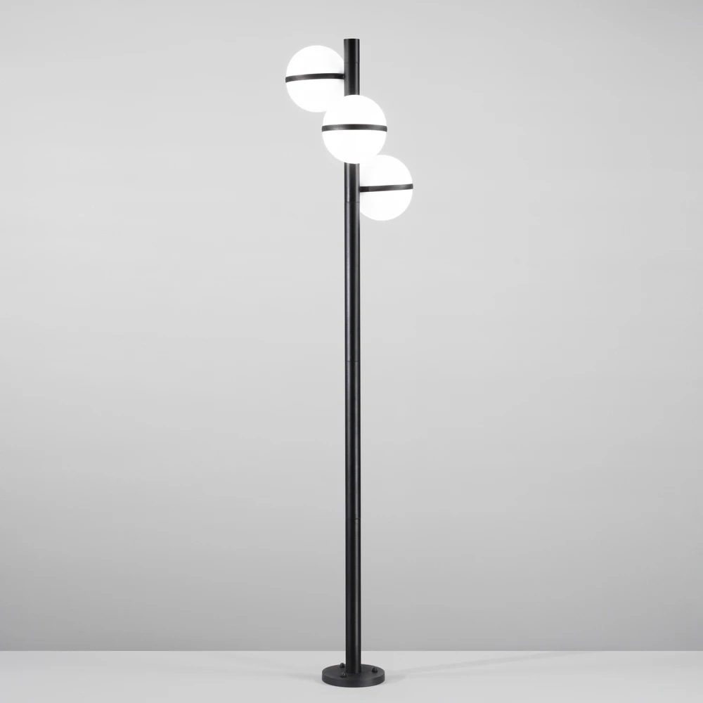 Lauko šviestuvas ORBIT, juodas, 3xE27, IP44