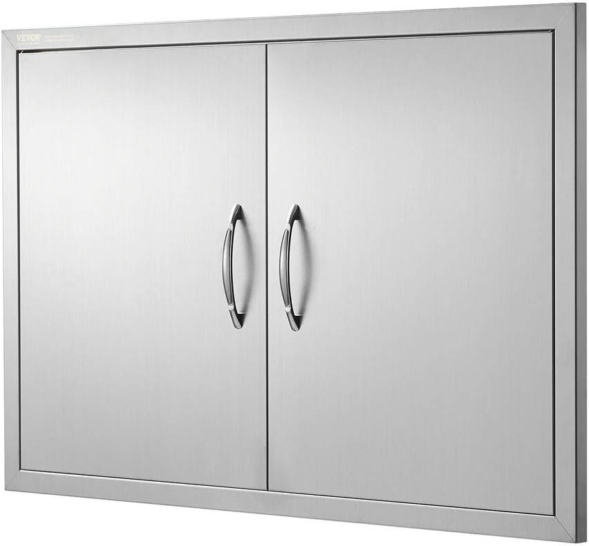 VEVOR lauko virtuvės dvigubos durys, 915x610 mm