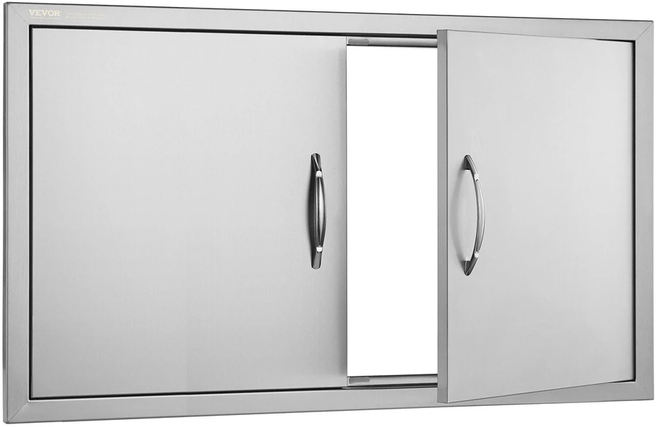 VEVOR Lauko virtuvės dvigubos durys 915x533 mm