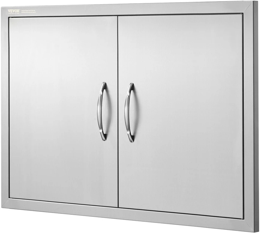 VEVOR Nerūdijančio plieno BBQ prieigos durys 838x558 mm