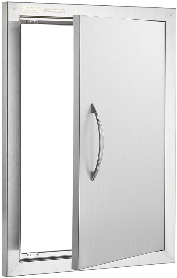 VEVOR Nerūdijančio plieno kepsninės durelės 407x559 mm