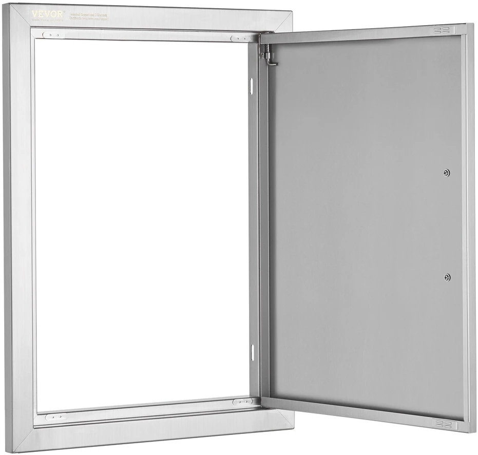 VEVOR Nerūdijančio plieno kepsninės durelės 407x559 mm