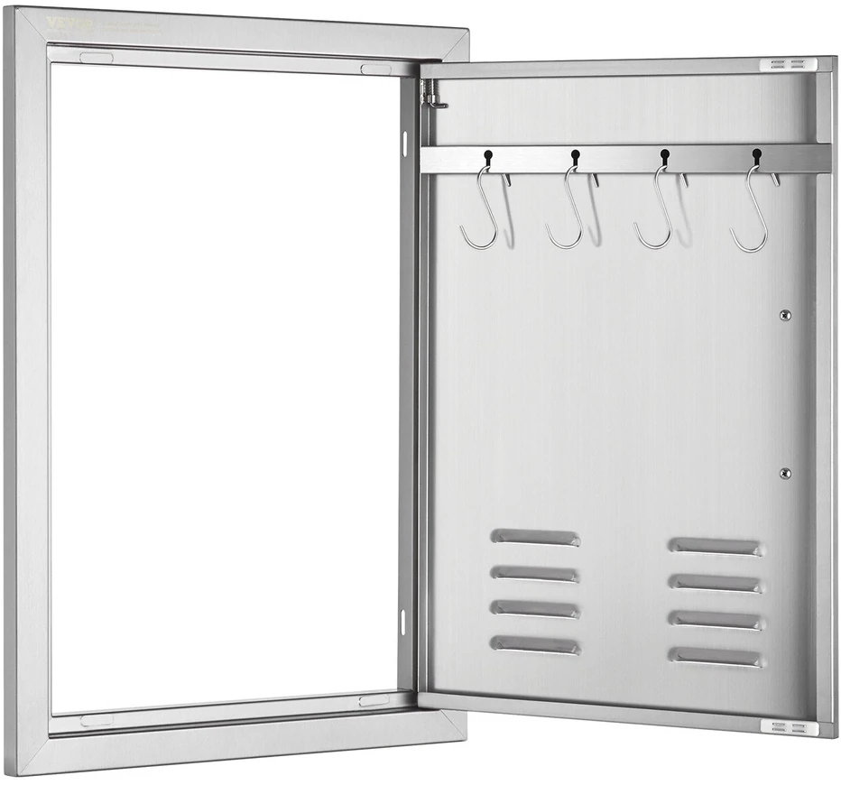 VEVOR nerūdijančio plieno 610x431 mm BBQ durys