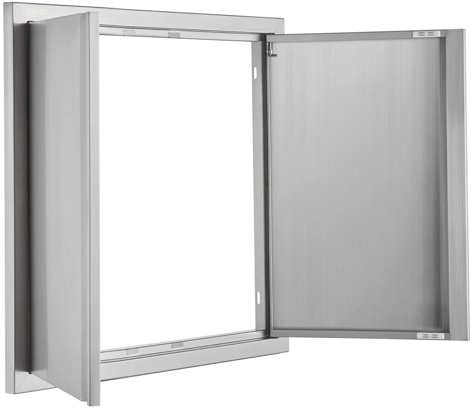 VEVOR nerūdijančio plieno kepsninės durelės 660x610 mm