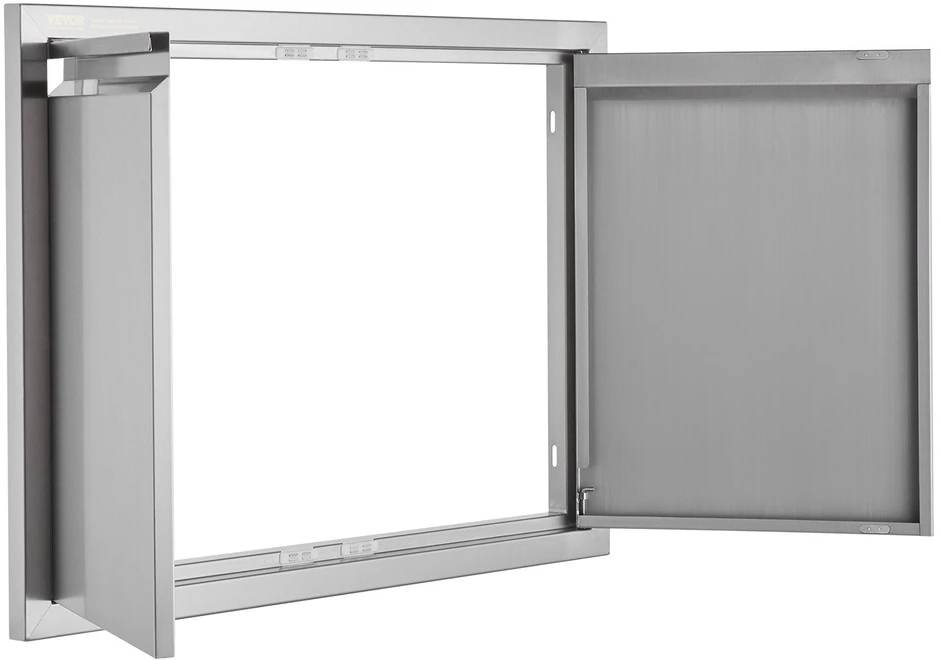 VEVOR BBQ prieigos durys 762x532 mm iš nerūdijančio plieno