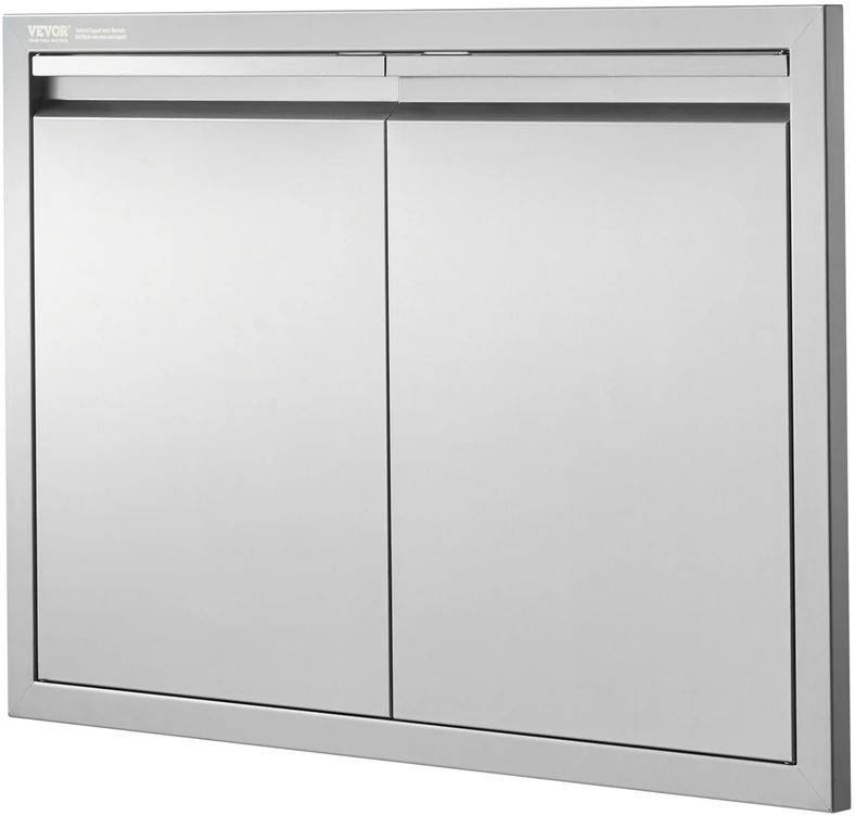 VEVOR BBQ prieigos durys 762x532 mm iš nerūdijančio plieno