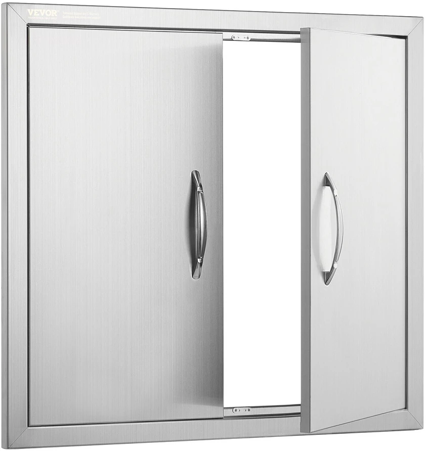 VEVOR 660x609 mm nerūdijančio plieno lauko durelės