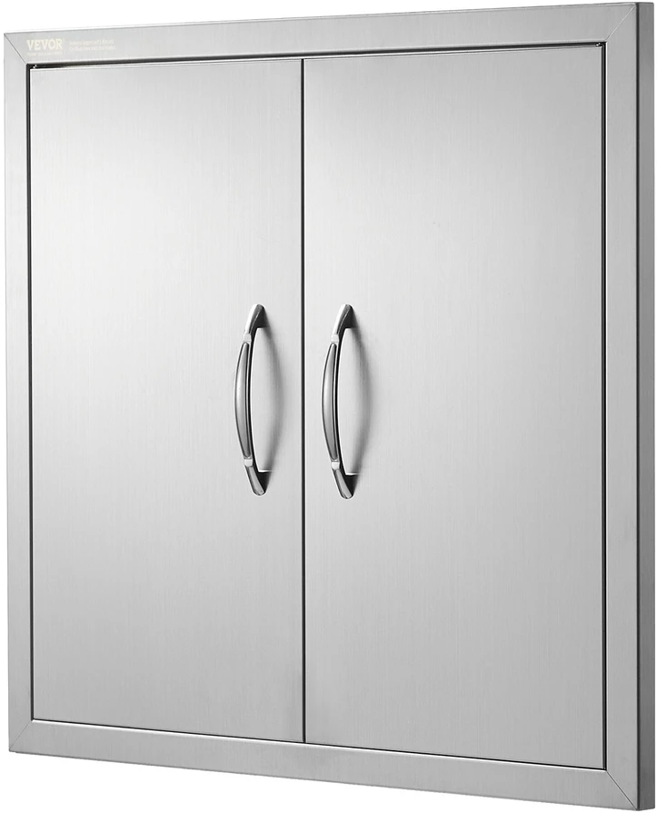 VEVOR 660x609 mm nerūdijančio plieno lauko durelės