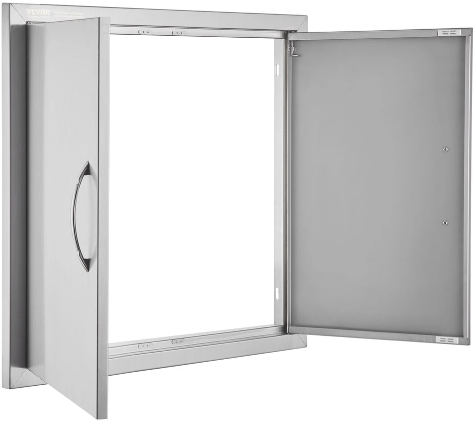 VEVOR 660x609 mm nerūdijančio plieno lauko durelės