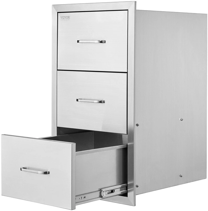 VEVOR lauko virtuvės stalčių blokas 18.5x22.5x22.5 cm
