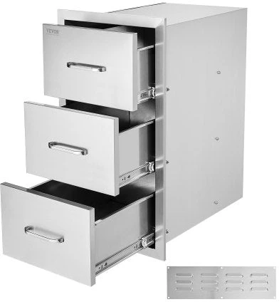 VEVOR lauko virtuvės stalčių blokas 18.5x22.5x22.5 cm