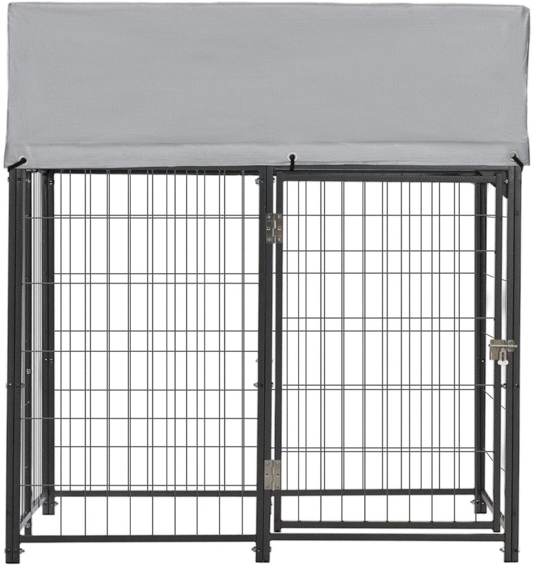 Lauko voljeras šunims VEVOR SKU2025001, 1,12 x 1,15 x 1,25 m