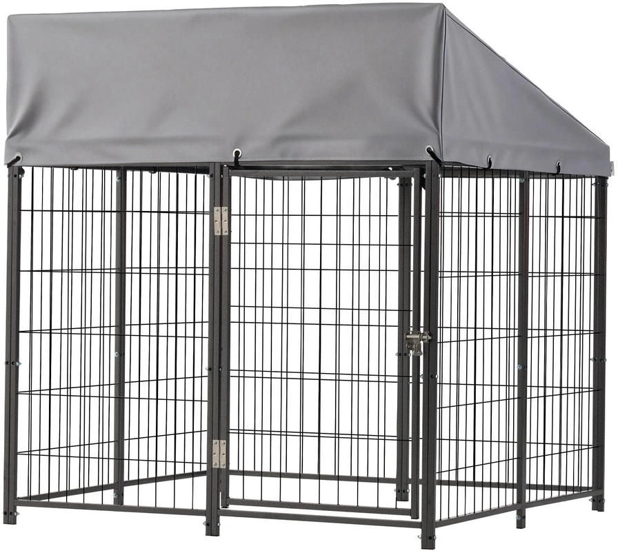 Lauko voljeras šunims VEVOR SKU2025001, 1,12 x 1,15 x 1,25 m
