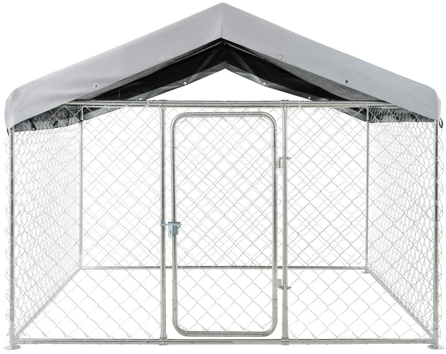Lauko voljeras šunims VEVOR SKU2025004, 2 x 2 x 1,6 m
