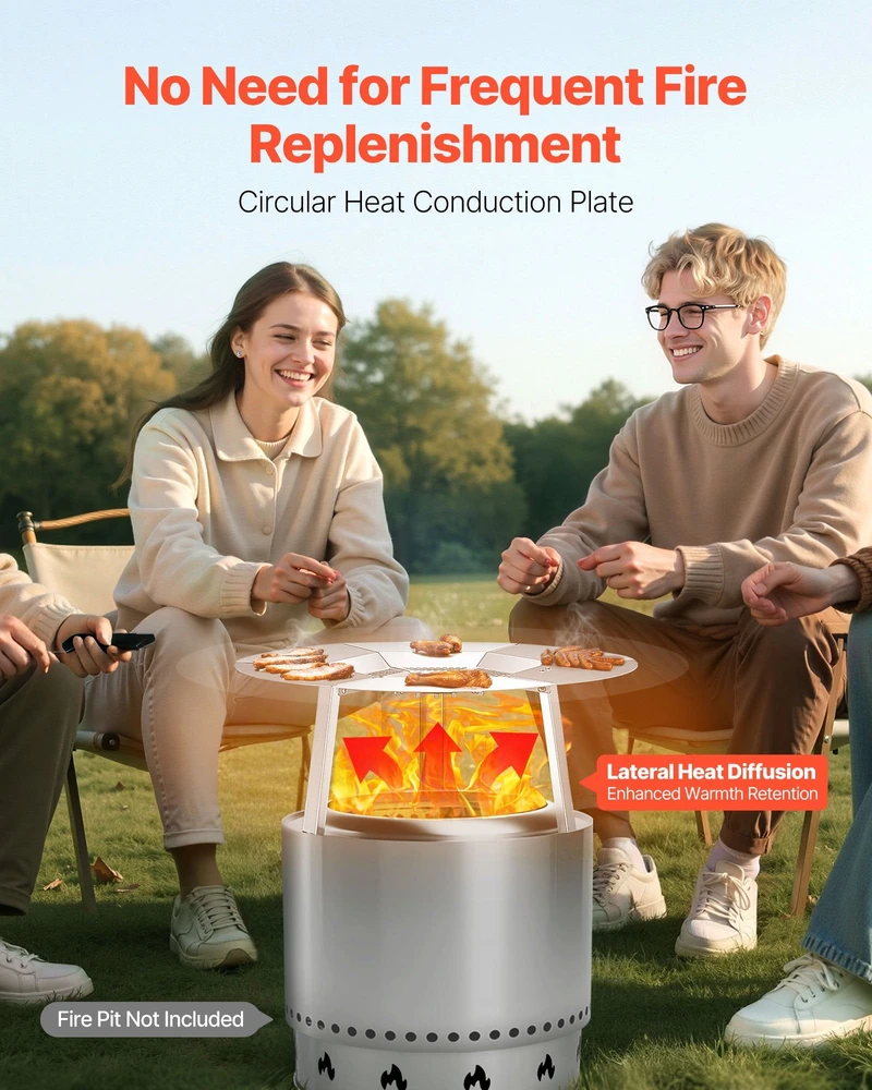 VEVOR Šilumos skydas Solo Stove Yukon 635 mm