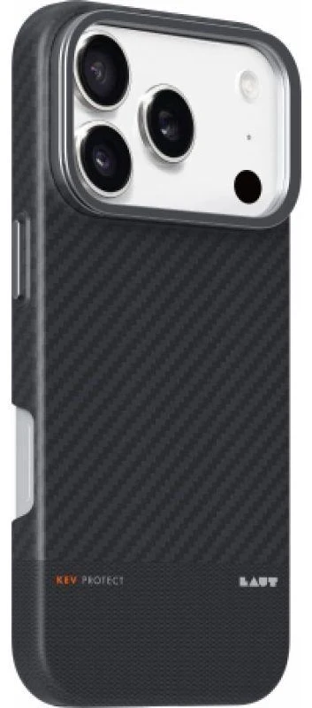 Dėklas Zagg Laut Kev Protect Apple iPhone 17 Pro Max, juodos spalvos