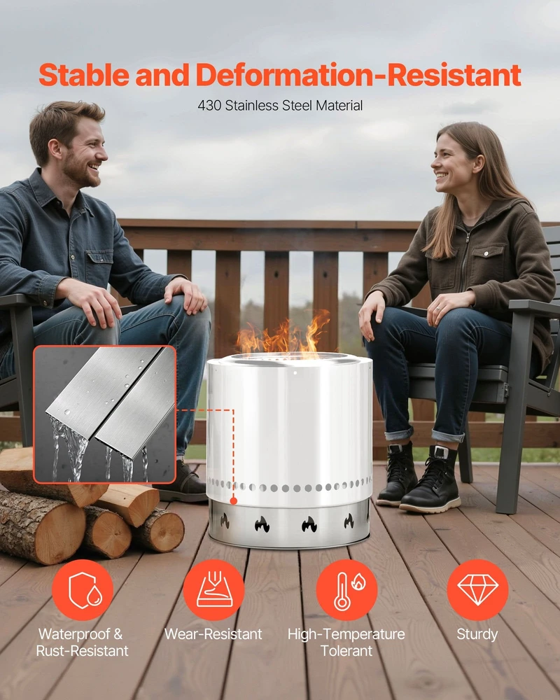 VEVOR ugniavietės stovas Solo Stove Bonfire