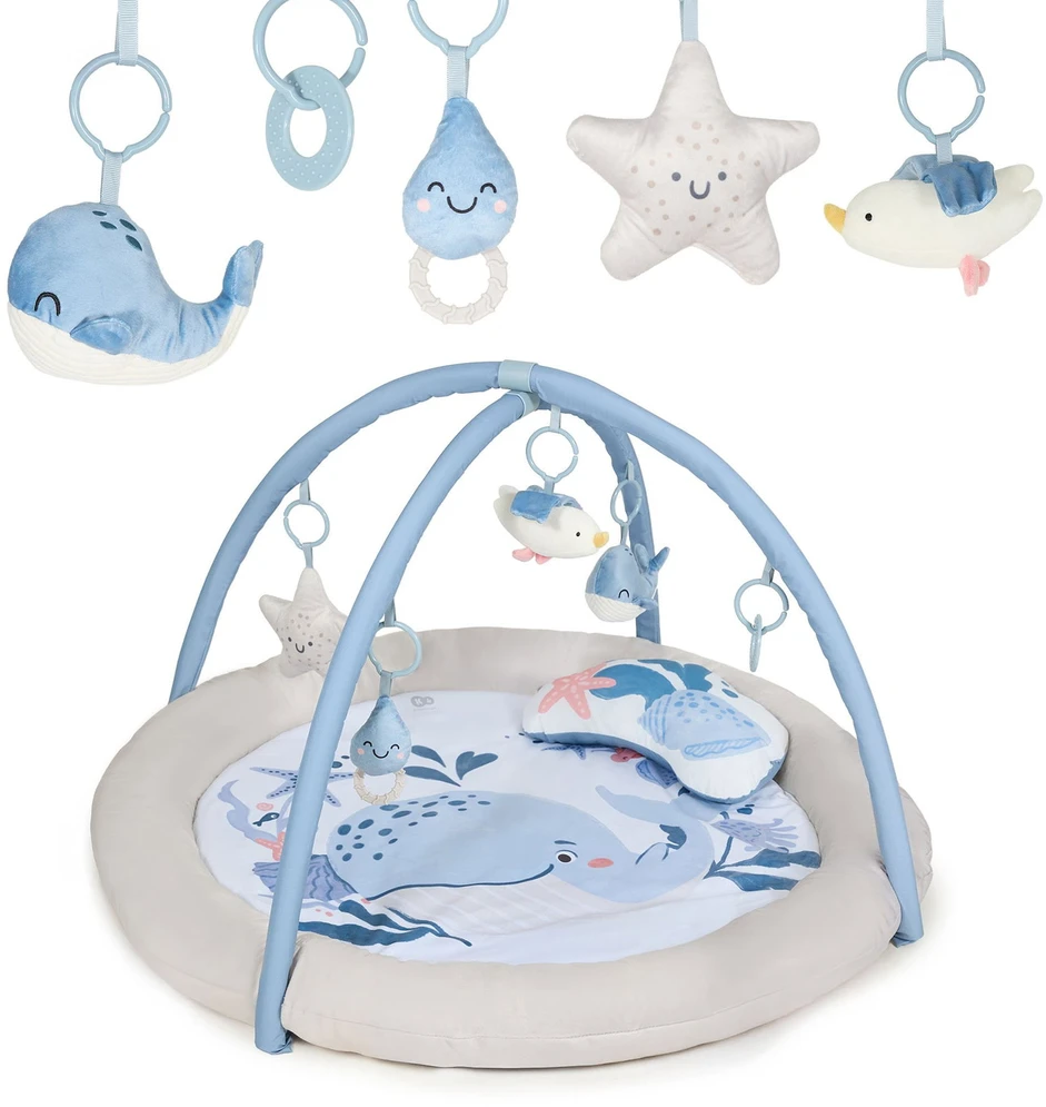 Lavinamasis kilimėlis su lankais Kinderkraft Cozyplay Nordic Breeze