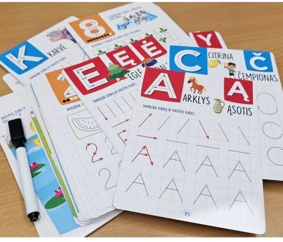Lavinamosios užduotys. Edukacinių kortelių rinkinys. 5-6 metų vaikams
