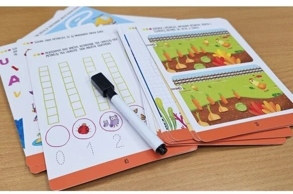 Lavinamosios užduotys. Edukacinių kortelių rinkinys. 4-5 metų vaikams
