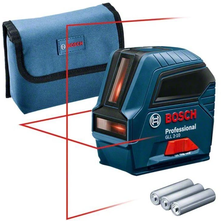 Linijinis lazerinis nivelyras Bosch GLL 2-10 PROFESSIONAL