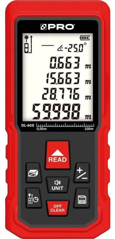 Carruzzo lazerinis distance meter DL-60X