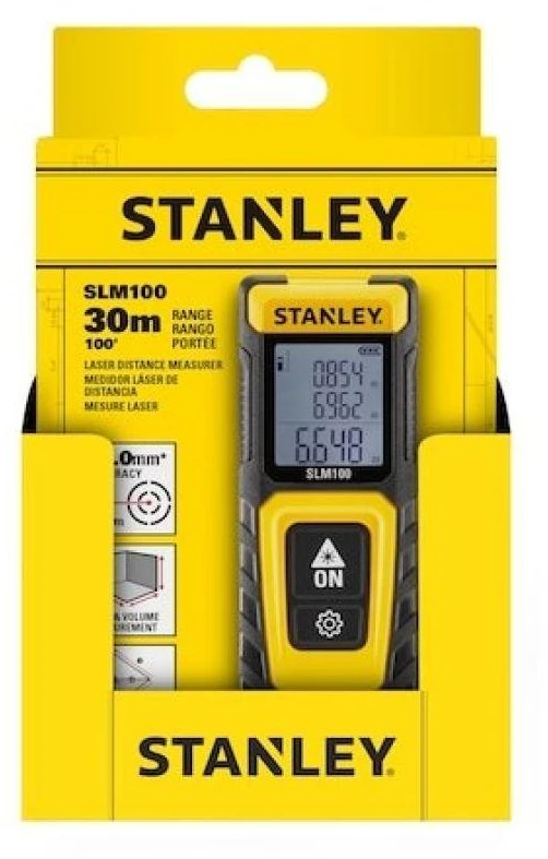 Lazerinis atstumų matuoklis Stanley SLM100