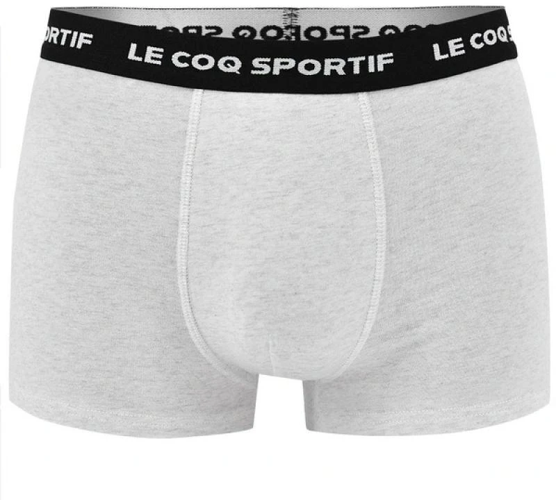 Le Coq Sportif vyriškos bokserių stiliaus kelnaitės, 3 vnt., raudonos, pilkos, tamsiai mėlynos