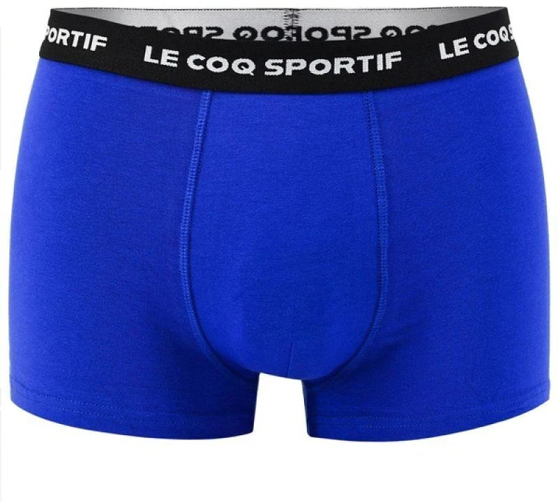 Le Coq Sportif vyriškos bokserių stiliaus kelnaitės, 3 vnt., raudonos, pilkos, tamsiai mėlynos