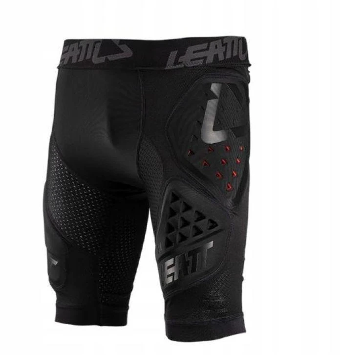 LEATT Impact Shorts 3DF 3.0 with pads, dydis L, juodas