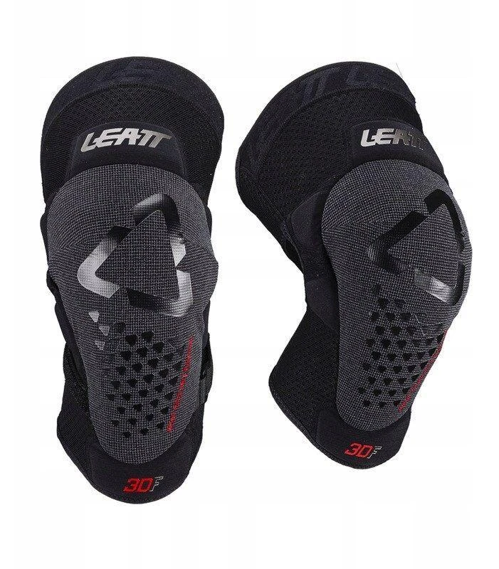 LEATT Knee Guard 3DF 5.0 Evo knee guards dydis L, juodas