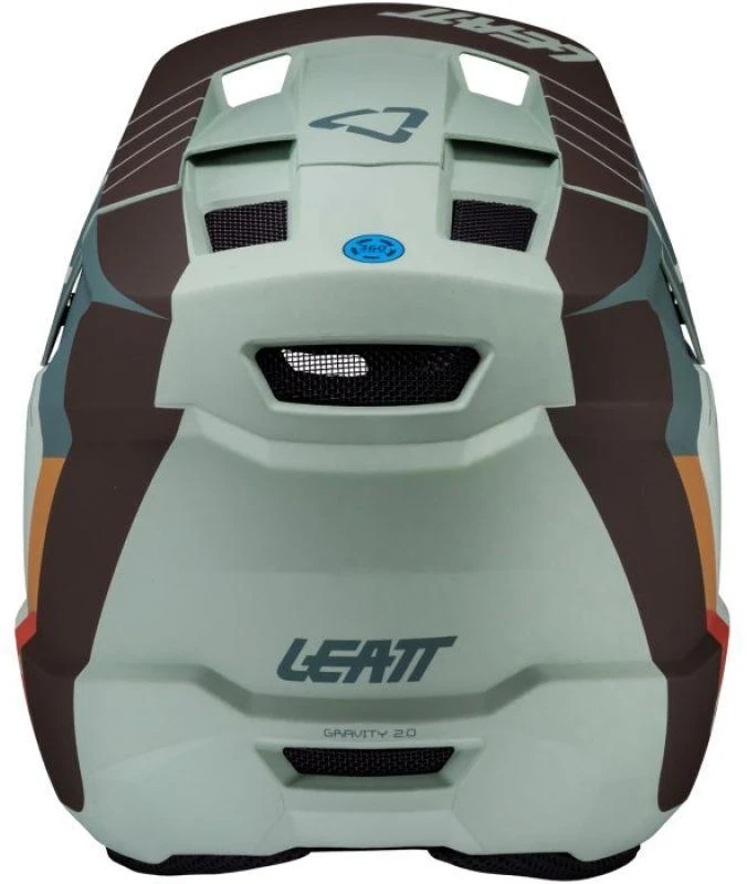 LEATT MTB Gravity 2.0 V25 uždaras dviračių šalmas, L dydis, mėtinė