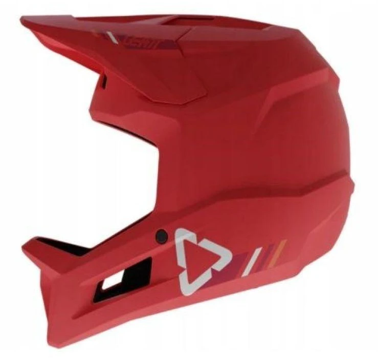 LEATT MTB Gravity 1.0 V24 uždaras dviračių šalmas, M dydis, Raudona