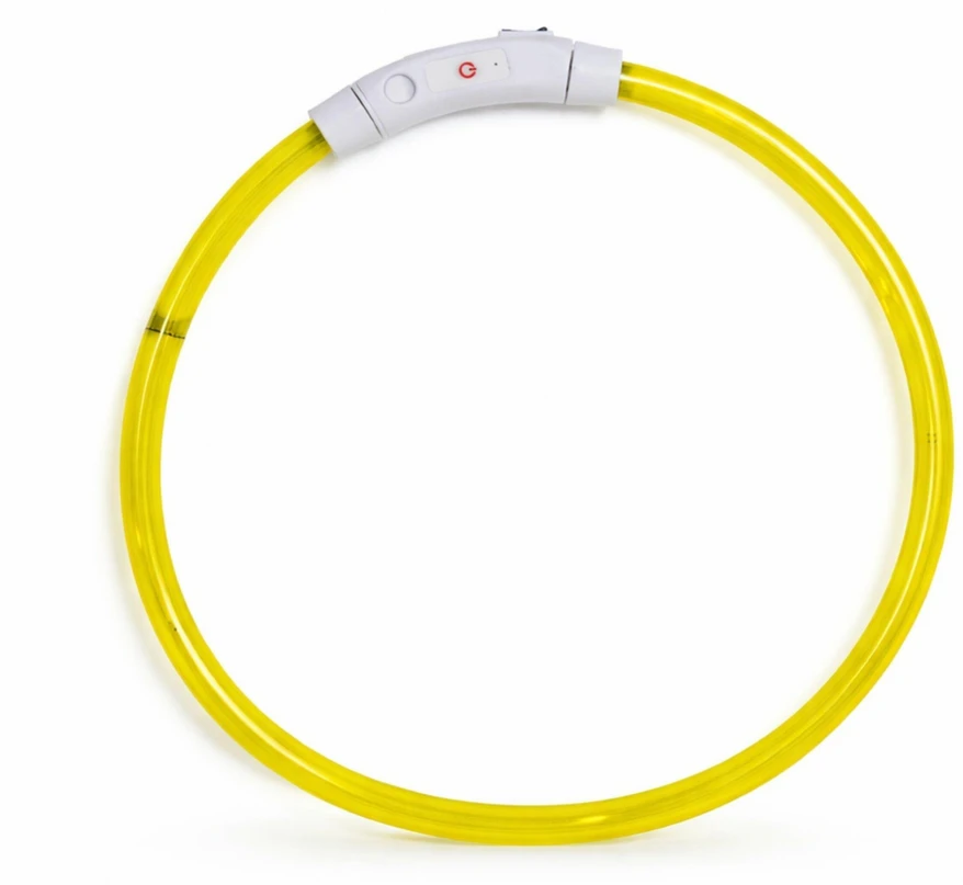 Da269D LED antkaklis (Geltona)