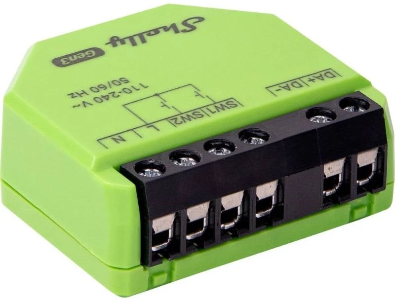Shelly GEN3 DALI dimeris pagrindinis valdiklis (Wifi, Bluetooth)