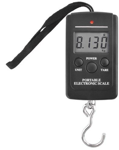 Virtuvinės svarstyklės Ruhhy LED bagažo svarstyklės - 40kg