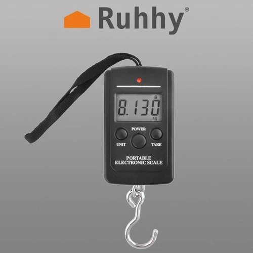 Virtuvinės svarstyklės Ruhhy LED bagažo svarstyklės - 40kg