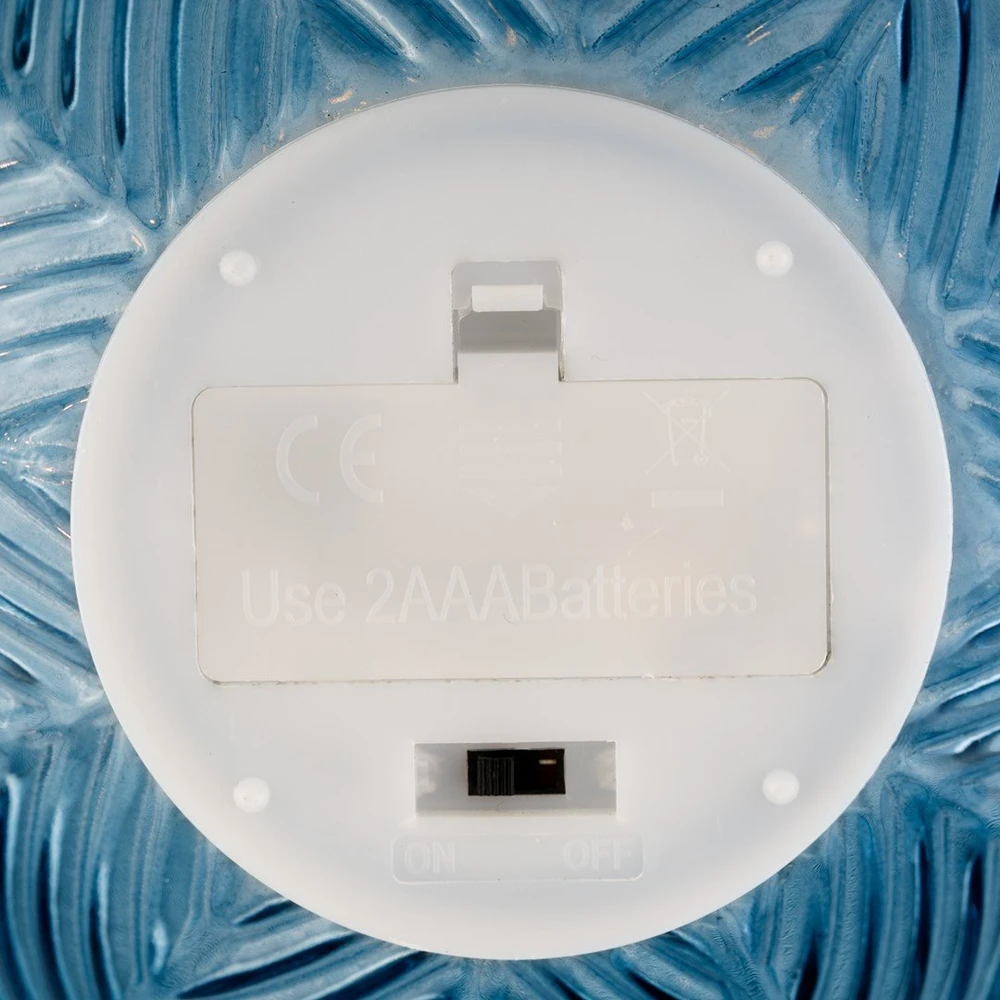 AmeliaHome LED dekoracija Murcia tamsiai mėlyna 16 × 17,5 cm