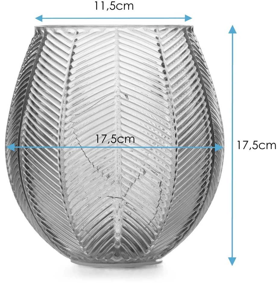 AmeliaHome LED dekoracija Murcia tamsiai mėlyna 16 × 17,5 cm