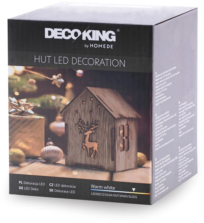 DecoKing LED dekoracija silva HUT WWH 5leds