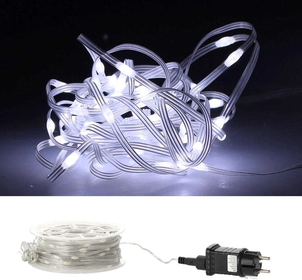 LED girlianda CHOMIK „Micro Wire Light“ 500 LED, šaltai balta, 50 m