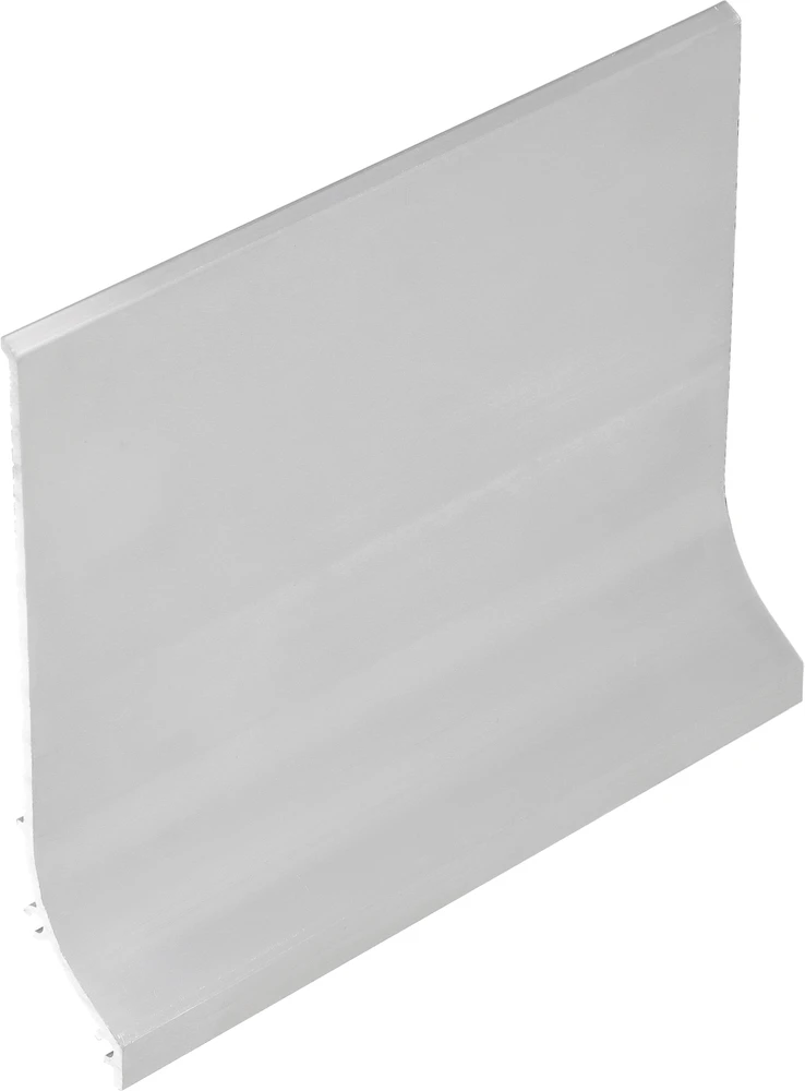 LED grindų apdailos profilis BASE, neanoduoto aliuminio, 2m