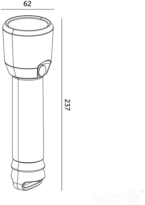 LED įkraunamas žibintuvėlis X-MPR 8, 3000/6000K