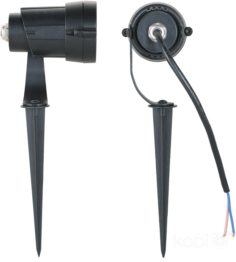 LED įsmeigiamas šviestuvas BLAKE, GU10, juodas, IP65