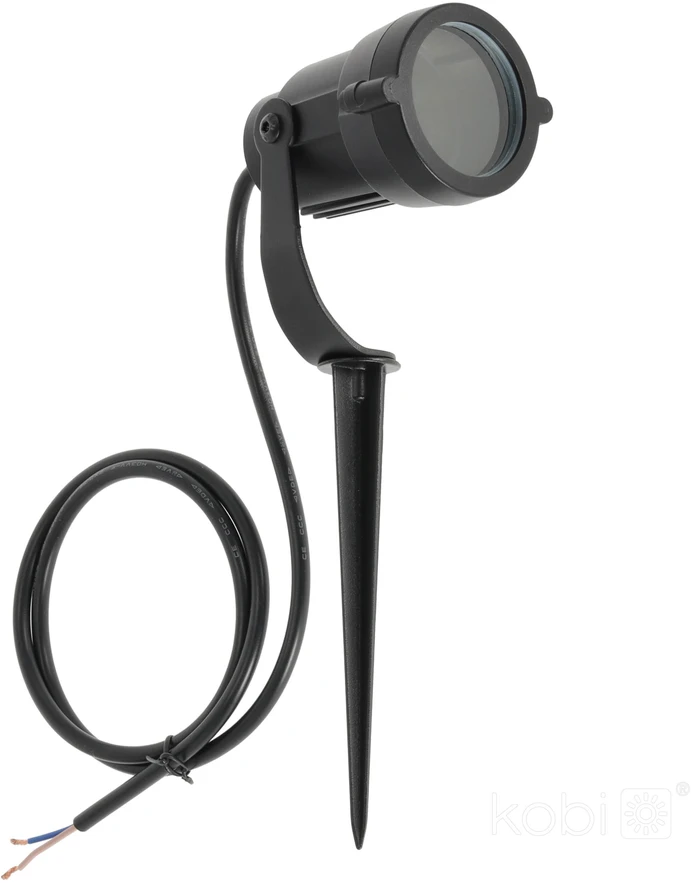 LED įsmeigiamas šviestuvas BLAKE, GU10, juodas, IP65