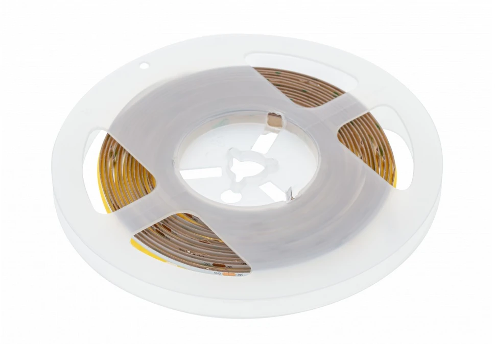 GTV LED juosta COB 24V, 320LED/m, 8mm, 8W/m, be gelio, neutralios baltos spalvos, 2x1m mini st